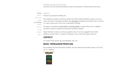 Desktop Screenshot of persuasion-profiling.com