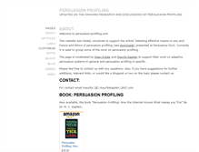 Tablet Screenshot of persuasion-profiling.com